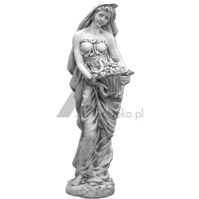 Dekorativ skulptur af en smuk kvinde